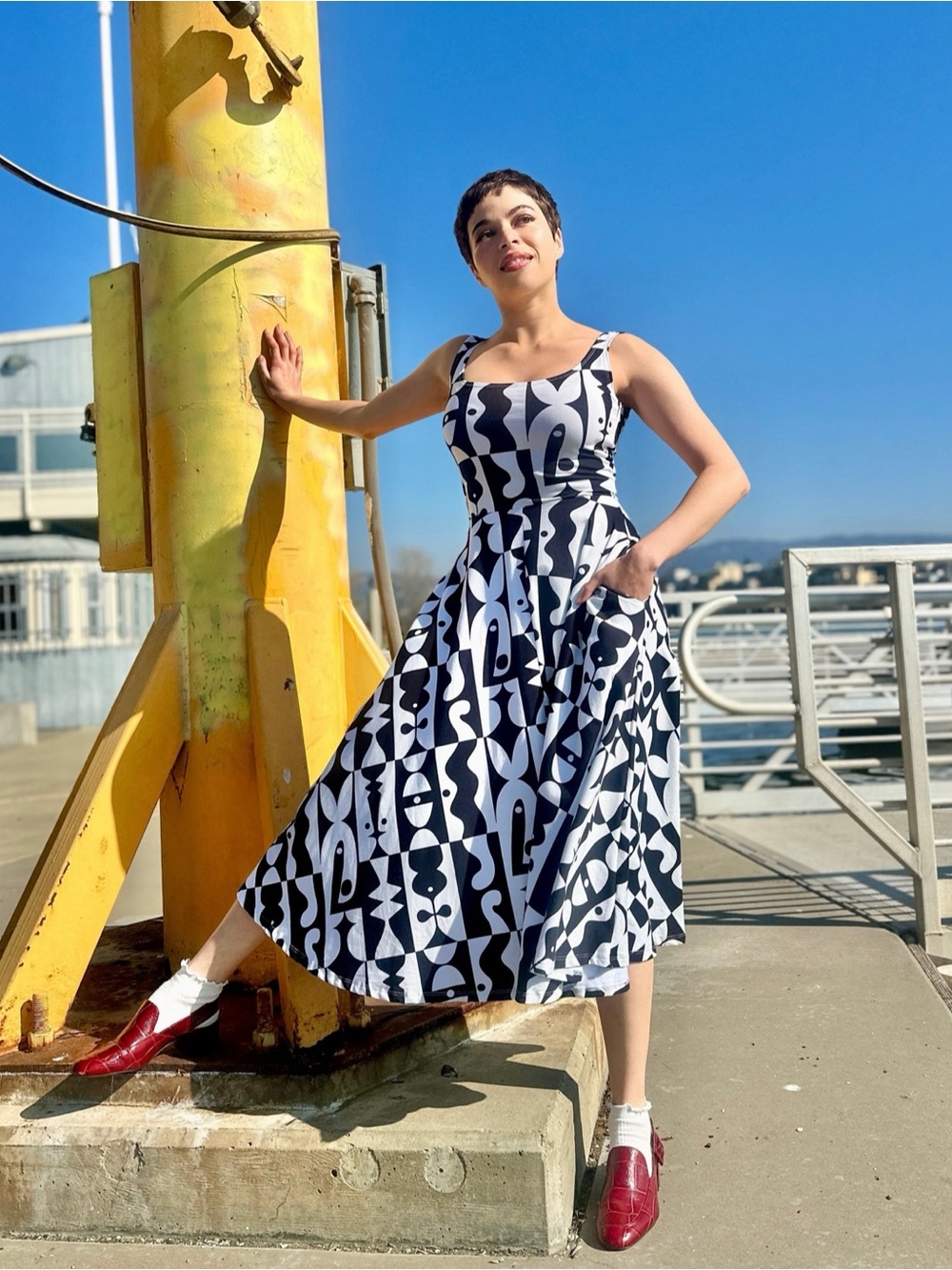 NOOWORKS Vacation Dress in Illusions NWT